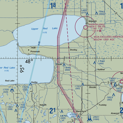 Helblad Airport (04MN) VFR Sectional  Gaming Mouse Pad