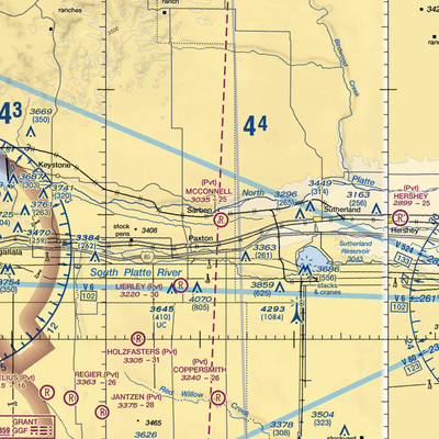 Mc Connell Field Airport (04NE) VFR Sectional  Gaming Mouse Pad