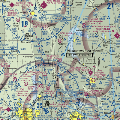 Hal Joy Airfield (06OH) VFR Sectional  Gaming Mouse Pad