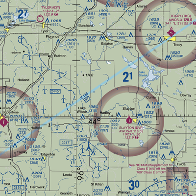 Dairyview Airport (07MN) VFR Sectional  Gaming Mouse Pad