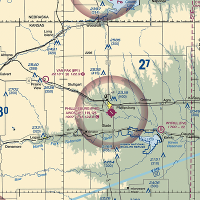 Churchill Airport (07SN) VFR Sectional  Gaming Mouse Pad