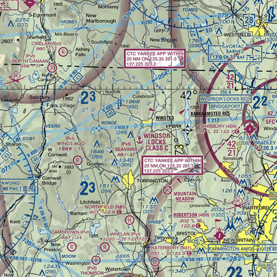 Seavair's Landing Seaplane Base (08CT) VFR Sectional  Gaming Mouse Pad