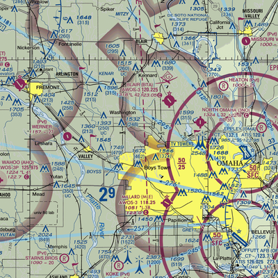 Summer Hill Farm Airport (09NE) VFR Sectional  Gaming Mouse Pad