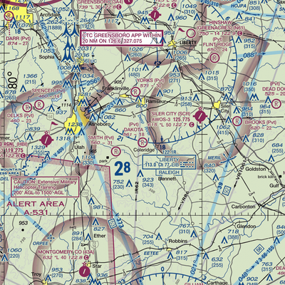 Dakota Air Ranch Airport (09NR) VFR Sectional  Gaming Mouse Pad