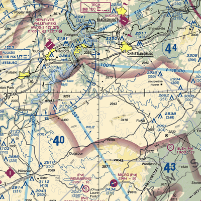 Alum Ridge STOLport (09VA) VFR Sectional  Gaming Mouse Pad