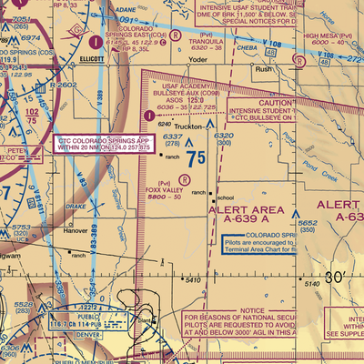 Foxx Valley Airport (0CD2) VFR Sectional  Gaming Mouse Pad