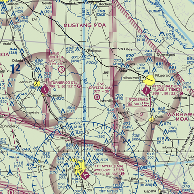 Crystal Lake Airpark (0GE1) VFR Sectional  Gaming Mouse Pad