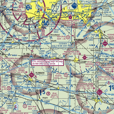 Creighton Airport (0II2) VFR Sectional  Gaming Mouse Pad