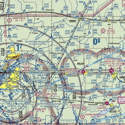 Lonesome Dove Airfield (0LS8) VFR Sectional  Gaming Mouse Pad