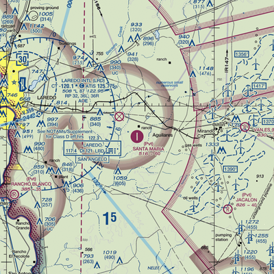 Santa Maria Ranch Airport (0TE5) VFR Sectional  Gaming Mouse Pad