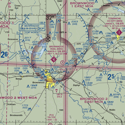 Flying S Air Ranch Airport (10XS) VFR Sectional  Gaming Mouse Pad