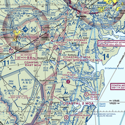 Harvest Lake Seaplane Base (12GE) VFR Sectional  Gaming Mouse Pad