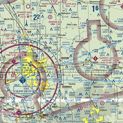 John's Airport (12MI) VFR Sectional  Gaming Mouse Pad