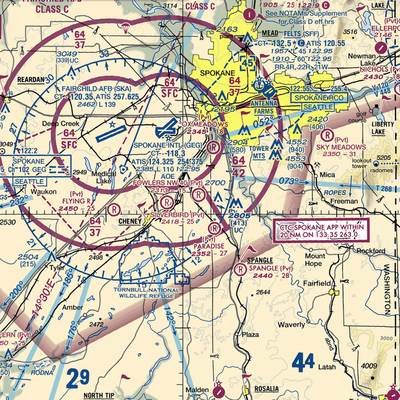 Fowlers Nw 40 Airport (12WA) VFR Sectional  Gaming Mouse Pad