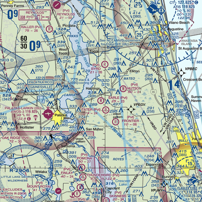 Earle Airpark (13FA) VFR Sectional  Gaming Mouse Pad