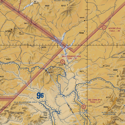 Beaverhead Airstrip (13NM) VFR Sectional Samsung Case