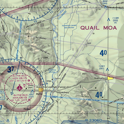 Quail Mesa Ranch Airport (15AZ) VFR Sectional Towel