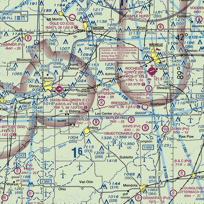 Gittleson Farms Airport (15IL) VFR Sectional  Mug