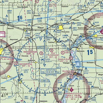 Cloverleaf Ranch Airport (15LL) VFR Sectional  Gaming Mouse Pad