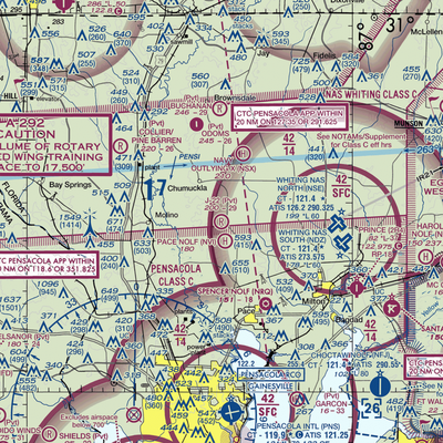 J-22 Ranch Airport (16FL) VFR Sectional  Gaming Mouse Pad