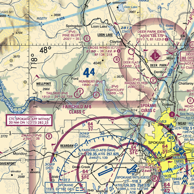 Tightcliff Airport (16WA) VFR Sectional  Gaming Mouse Pad