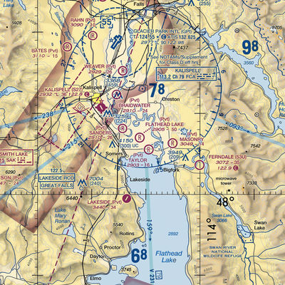 Abel Ranch Airport (17MT) VFR Sectional  Gaming Mouse Pad