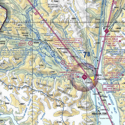 18 Meadows Aerodrome (18AA) VFR Sectional  Gaming Mouse Pad