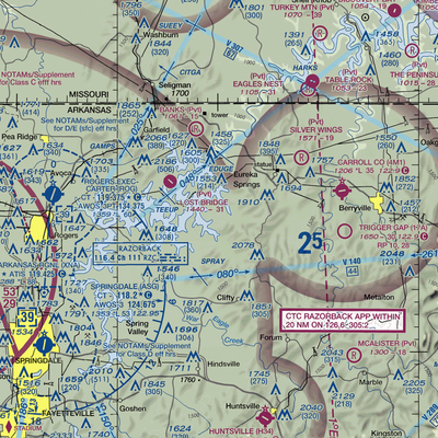 Buck Mountain Airport (18AR) VFR Sectional  Gaming Mouse Pad