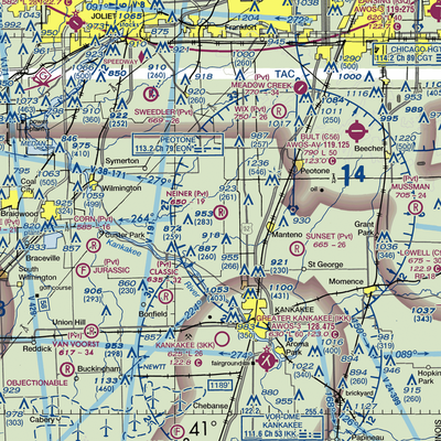 Neiner Airport (19LL) VFR Sectional  Gaming Mouse Pad