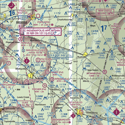 Webster Airport (1II0) VFR Sectional  Gaming Mouse Pad