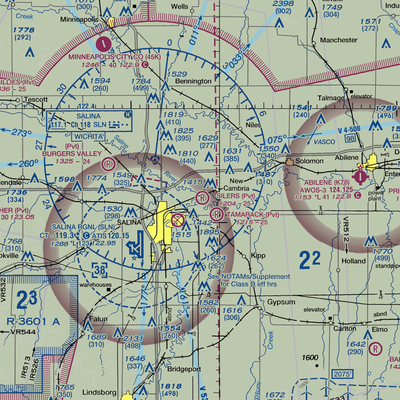 Silers Plane Valley Airport (1KS6) VFR Sectional  Gaming Mouse Pad