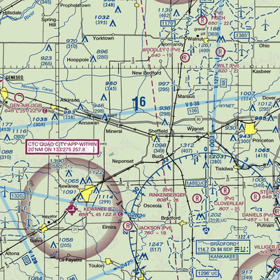 Edwin G. Bennett Airport (1LL7) VFR Sectional  Gaming Mouse Pad