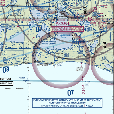 Cameron Airstrip (1LS5) VFR Sectional  Gaming Mouse Pad