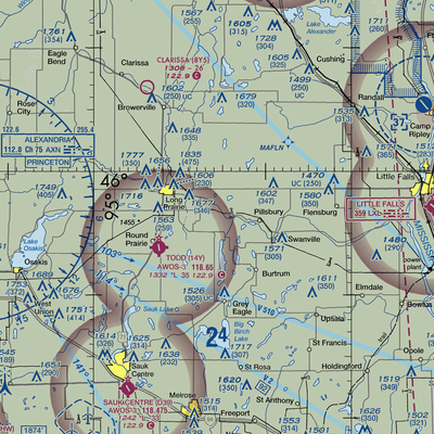 Hay Acres Airport (1MN2) VFR Sectional  Gaming Mouse Pad