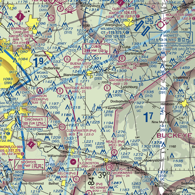 Double J Airport (1OA5) VFR Sectional  Gaming Mouse Pad