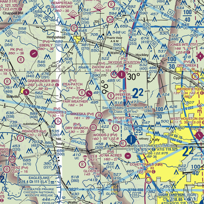 Laas Farm Airport (1TS1) VFR Sectional  Gaming Mouse Pad