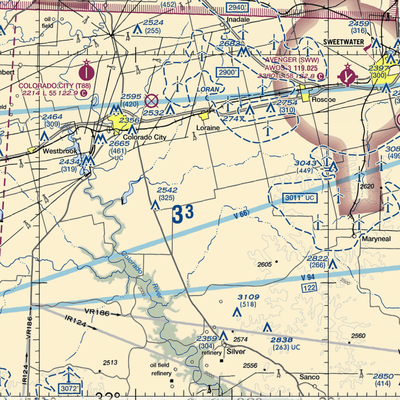 Landers Ranch Airport (1TS8) VFR Sectional  Gaming Mouse Pad