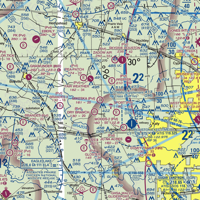 Mikeska Field (1XA4) VFR Sectional  Gaming Mouse Pad