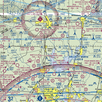 Tailwheel Acres Airport (1XA6) VFR Sectional  Gaming Mouse Pad