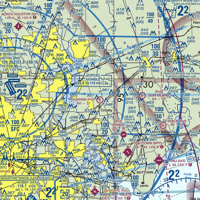 Dunham Field (1XS1) VFR Sectional  Gaming Mouse Pad