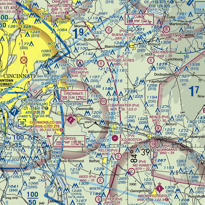 Clearwater Airpark (21OI) VFR Sectional  Gaming Mouse Pad