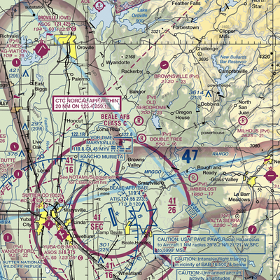 Double Tree Farm Airport (22CL) VFR Sectional  Gaming Mouse Pad