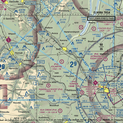 Jolamtra Landing Area Airport (23NY) VFR Sectional  Gaming Mouse Pad