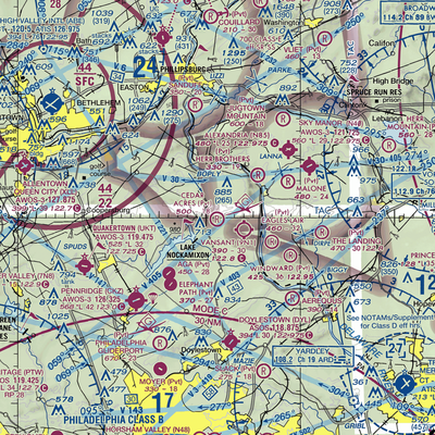 Cedar Acres Private Group Airport (23PA) VFR Sectional  Gaming Mouse Pad