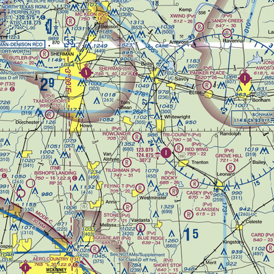 Rowland R Airfield (23TA) VFR Sectional  Gaming Mouse Pad