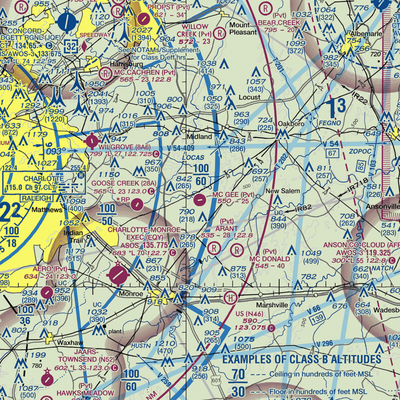 Mc Gee Field (24NC) VFR Sectional  Gaming Mouse Pad