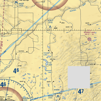 Orr Airport (24NE) VFR Sectional  Gaming Mouse Pad