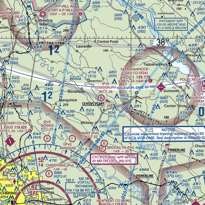 Toddsbury Farm Airport (25VA) VFR Sectional  Gaming Mouse Pad