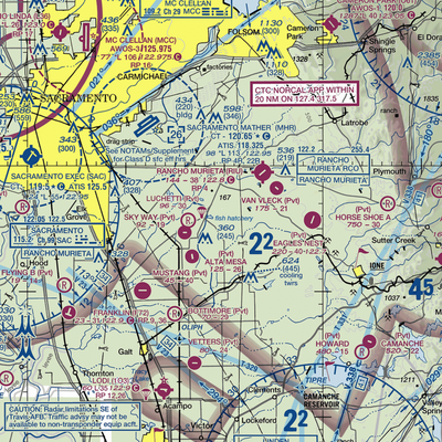 Boeckmann Ranch Airport (26CA) VFR Sectional  Gaming Mouse Pad