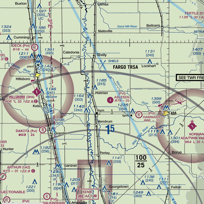 Christianson Field (26MN) VFR Sectional  Gaming Mouse Pad